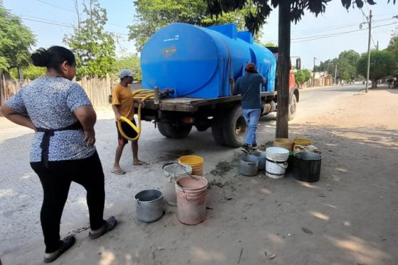 Estado de situación en el departamento San Martín: El cuadrante céntrico de Tartagal afectado por falta de caudal de agua