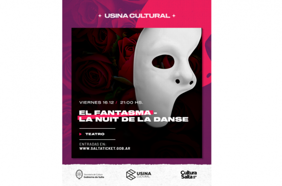 Se presenta “El Fantasma – La nuit de la danse” en la Usina Cultural