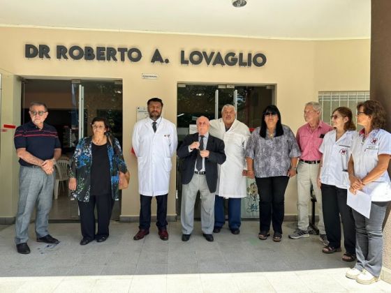 El Centro Regional de Hemoterapia se llama “Dr. Roberto Antonio Lovaglio Costas”