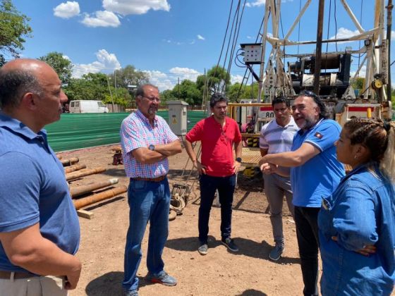 Obras para mejorar la provisión de agua en localidades del departamento San Martín