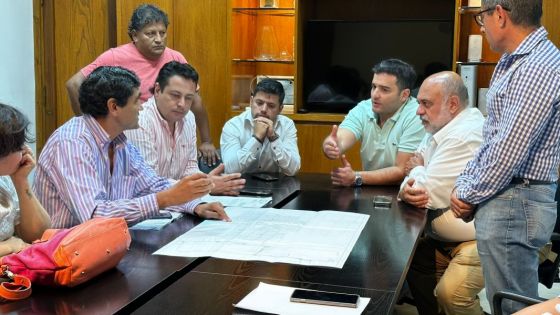 El presidente de Aguas del Norte se reunió con vecinos y autoridades de Campo Quijano