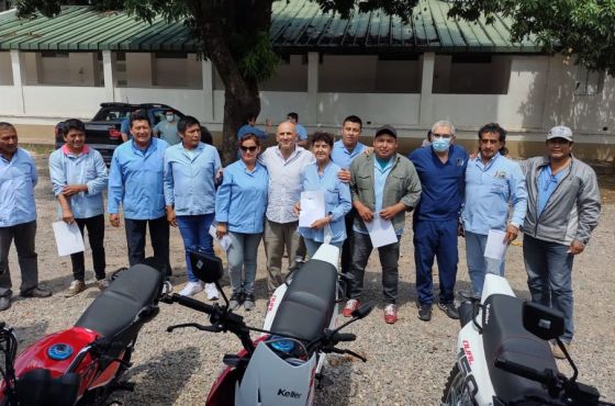 El Gobierno entregó 12 motocicletas para reforzar el trabajo de los agentes sanitarios de Tartagal