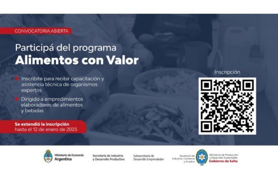 Elaboradores de alimentos y bebidas podrán obtener asesoramiento técnico para mejorar sus negocios