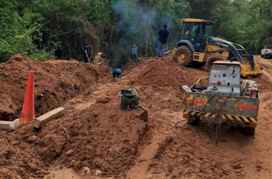 Corte programado de agua en localidades del departamento San Martín por reparación del acueducto El Aguay