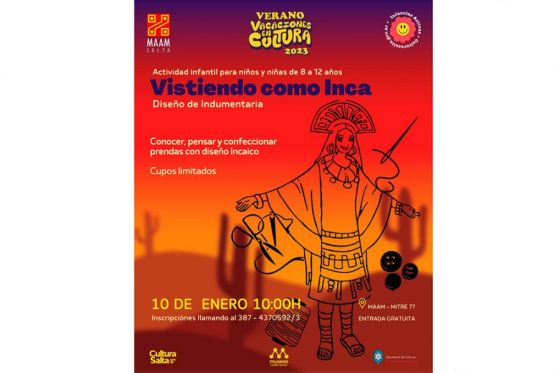 En vacaciones: “Vistiendo como Inca. Diseño de indumentaria” en el MAAM