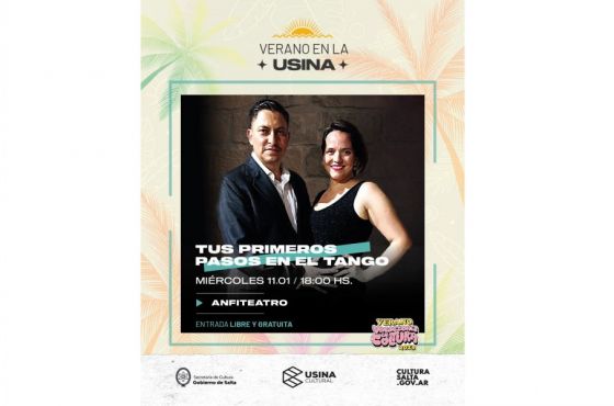 La Usina Cultural te invita a dar tus primeros pasos en el Tango