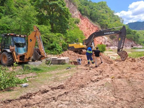 Aguas del Norte trabaja para mitigar los efectos de la sequía en el departamento San Martín