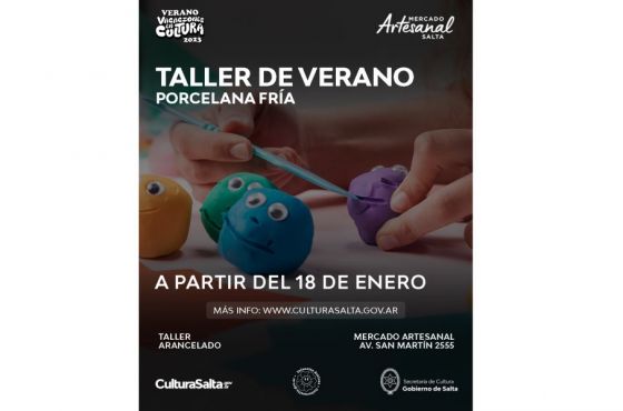 Talleres de verano para las infancias en el Mercado Artesanal de Salta