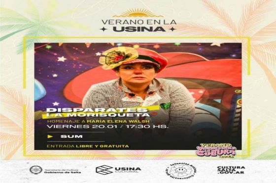 Verano en la Usina presenta sus espectáculos para este viernes