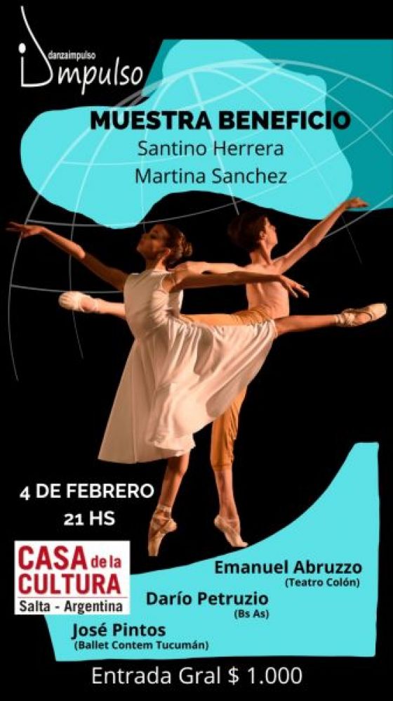 Danza Impulso impulsa un espectáculo solidario en la Casa de la Cultura