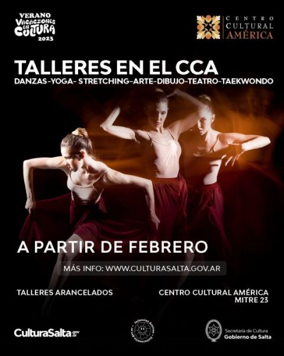 Talleres en el Centro Cultural América