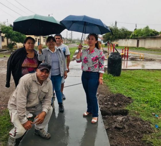 Avanzan las obras de puesta en valor en la plaza de Finca Valdivia