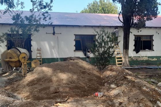 Avanzan las obras en el hospital de salud mental Miguel Ragone