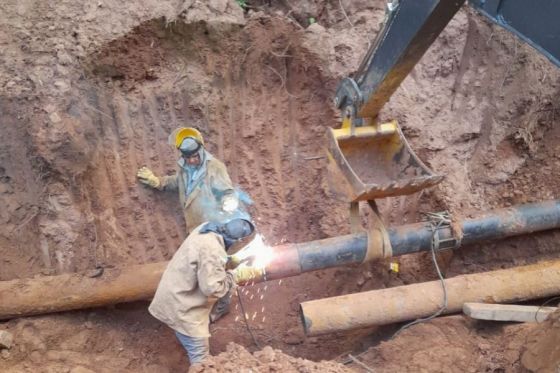 Aguas del Norte renovará hoy otro tramo del acueducto El Aguay