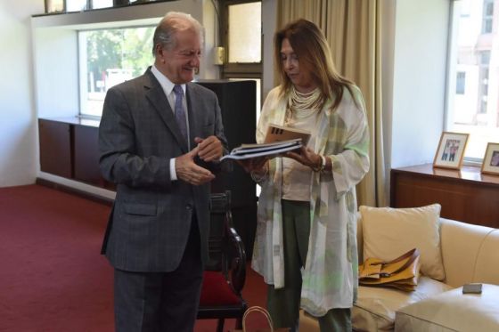 El vicegobernador Marocco recibió a la Defensora de los Derechos del Niño de la Nación