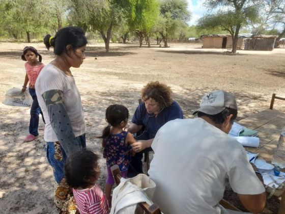 Se atendieron más de 600 consultas en operativos sanitarios en el norte