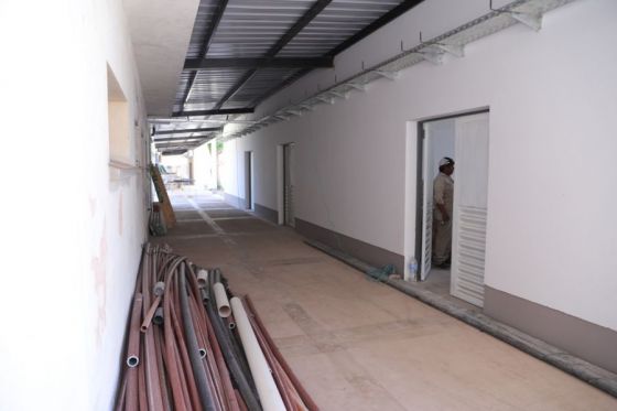 Continúan las obras en el hospital de Joaquín V. González