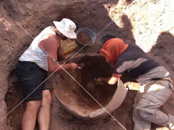 Se realizaron tareas de rescate arqueológico en la localidad de El Tala