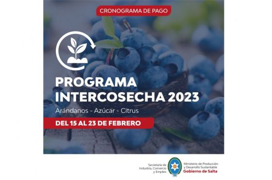 Continúa el pago del Programa Intercosecha