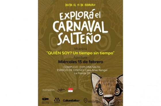 Carnaval 2023 en Explora Salta: Muestra de máscaras ¿Quién soy? Un Tiempo sin Tiempo