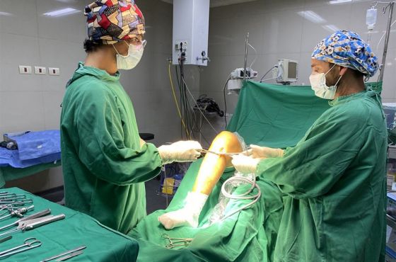 Nuevo equipo en el hospital Materno Infantil para cirugías traumatológicas