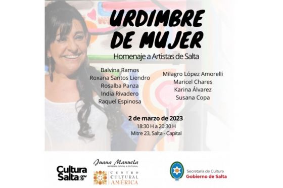 “Urdimbre de mujer” llega al Centro Cultural América