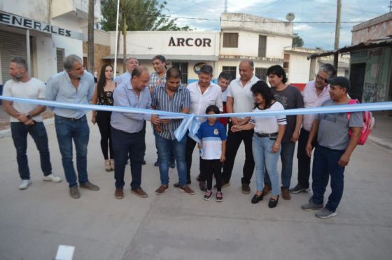 Con la inauguración de calles céntricas mejoran la conectividad en Salvador Mazza