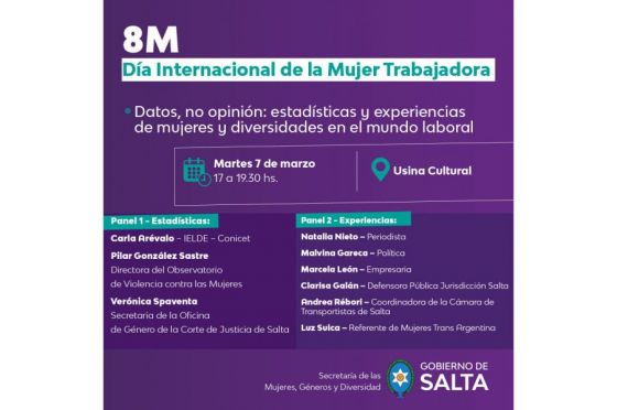 Proponen un encuentro para debatir la realidad laboral de las mujeres y diversidades en Salta