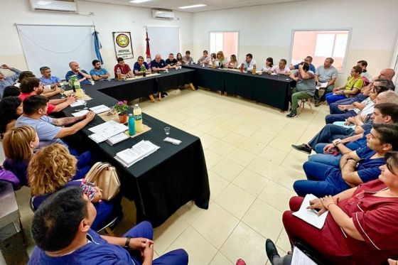 Se desarrolla la reunión de gabinete de Salud Pública en Santa Victoria Este