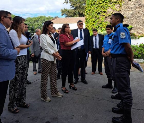 Jueces de la Corte recorrieron las unidades carcelarias N° 1 y N° 4