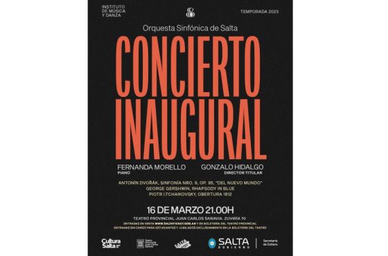 La Orquesta Sinfónica de Salta inicia hoy su temporada artística bajo la dirección de Gonzalo Hidalgo