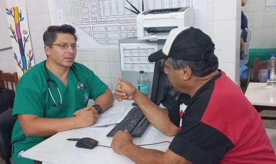 Con el operativo extramuros se asistió a más de 400 pacientes en Hipólito Yrigoyen