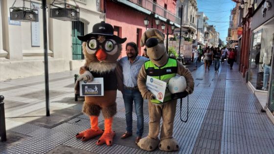 En el Día Nacional del Peatón, la Agencia Provincial de Seguridad Vial realizó una campaña de prevención