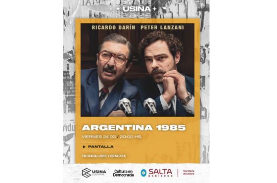 En el marco de Cultura en Democracia, se exhibirá Argentina 1985