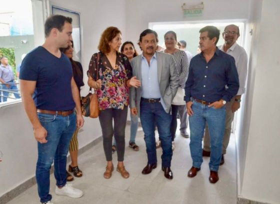 Sáenz recorrió la obra del Centro de Rehabilitación Infantil y Tartamudez, modelo de gestión pionero en el país