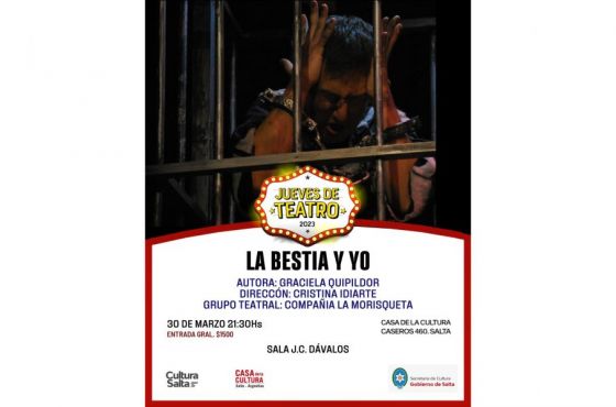 Jueves de Teatro presentará el unipersonal 