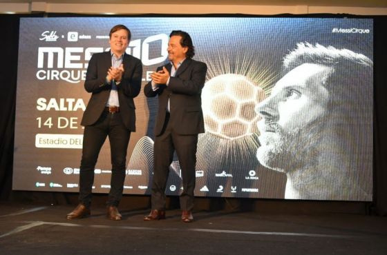 Sáenz destacó la llegada de Messi10 by Cirque Du Soleil, el espectáculo internacional más importante en la historia de Salta