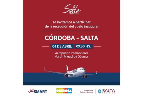 JetSmart inicia hoy sus vuelos desde Córdoba