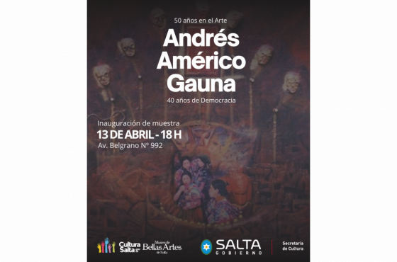 Se inaugura la Muestra de Andrés Américo Gauna