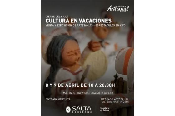 El ciclo Verano en Cultura tendrá hoy y mañana su cierre en el Mercado Artesanal de Salta