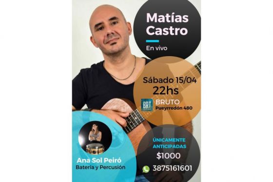 Matías Castro presenta su nueva propuesta musical