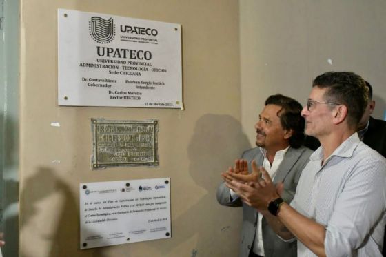 Upateco: Sáenz inauguró un nuevo espacio de capacitación tecnológica en Chicoana