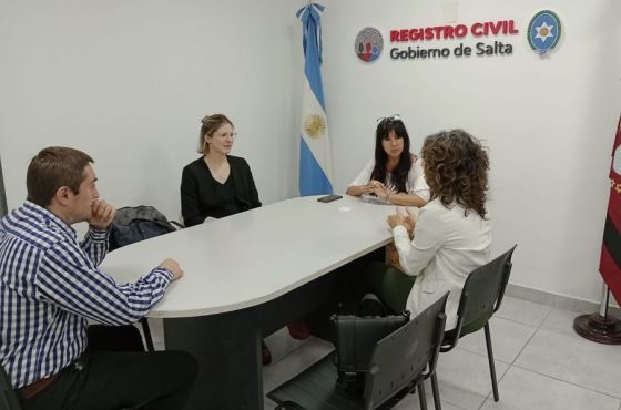 Autoridades del Registro Civil recibieron a representantes de la Embajada de los Estado Unidos