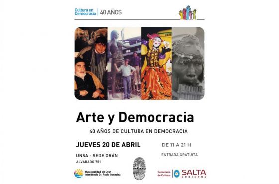 Cultura en Democracia presentó su cronograma de participación en Orán