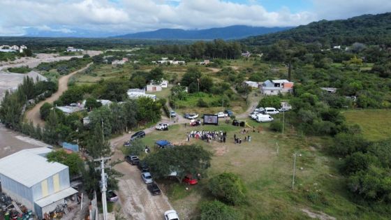 Presentan obra de infraestructura para el barrio popular Villa Sara de Vaqueros