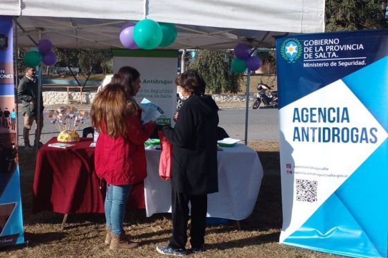 Agencia Antidrogas participó de las Jornadas de Prevención y Asesoramiento en Vaqueros