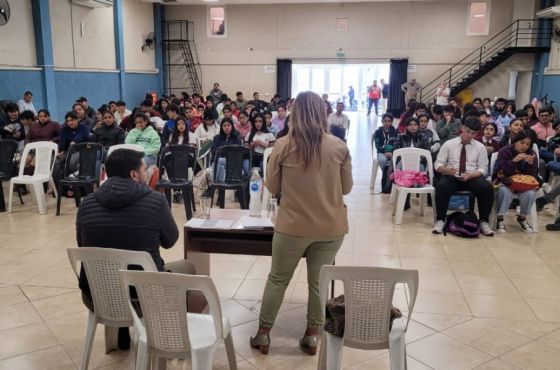 Más de 100 alumnos de El Galpón se interiorizaron sobre sus derechos estudiantiles