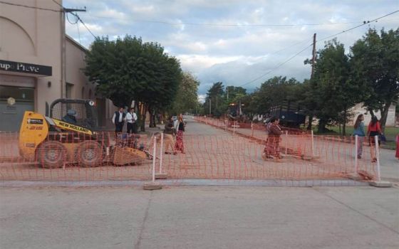 Recambio de redes cloacales en Rosario de la Frontera