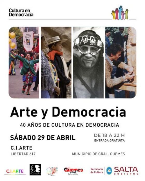 Cultura en Democracia realiza su presentación en Güemes