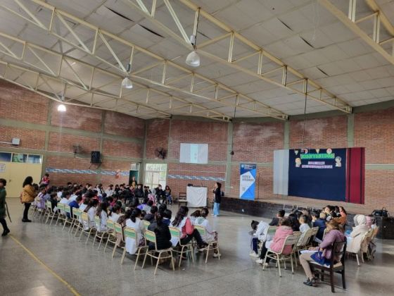 La Agencia Antidrogas realizó talleres de sensibilización para estudiantes de la zona norte de la ciudad